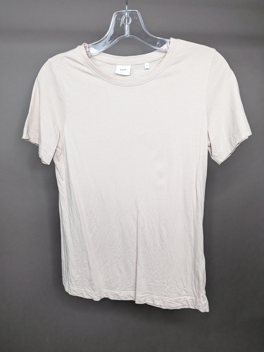 Kotn Light Beige Crew Neck Tee